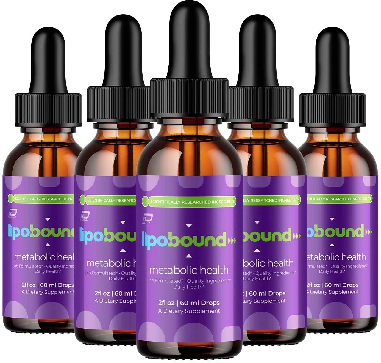 (5 Pack) Lipobound – Lipo Bound Extra Strength All Natural Healthy Organic