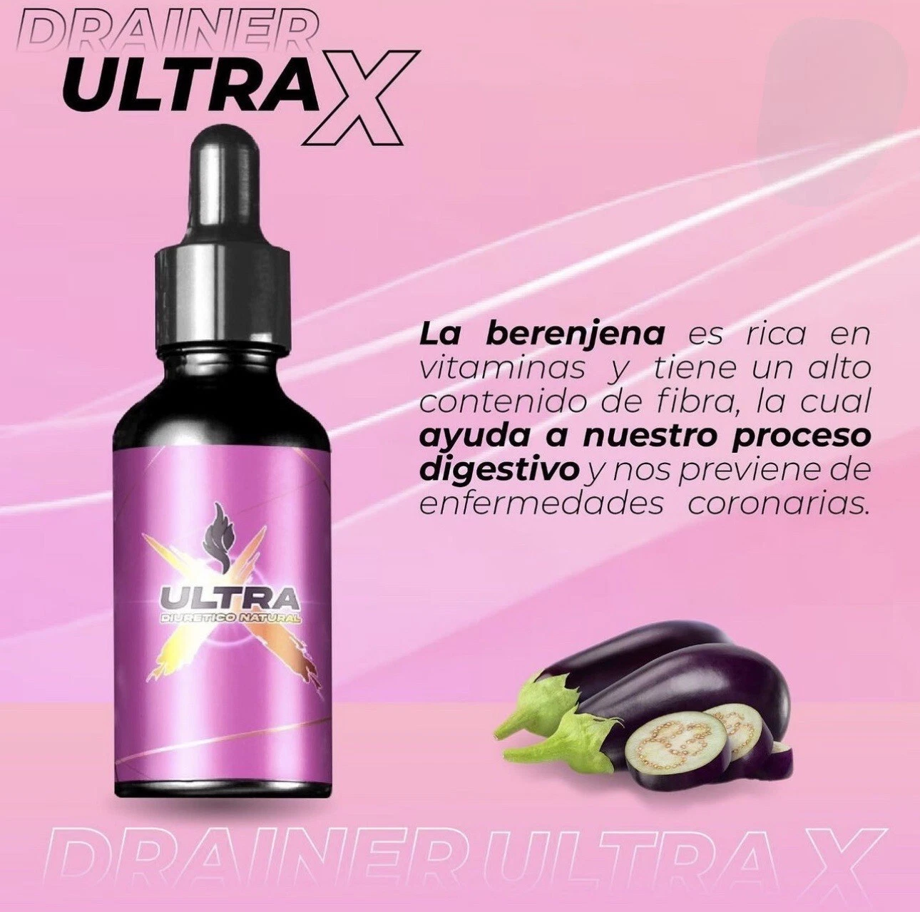 Ultra X Detox Drenador en Gotas 100% Natural