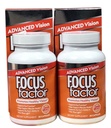 2 Focus Factor Advanced Vision 60 Capsules Each Healthy Vision 05/2025+