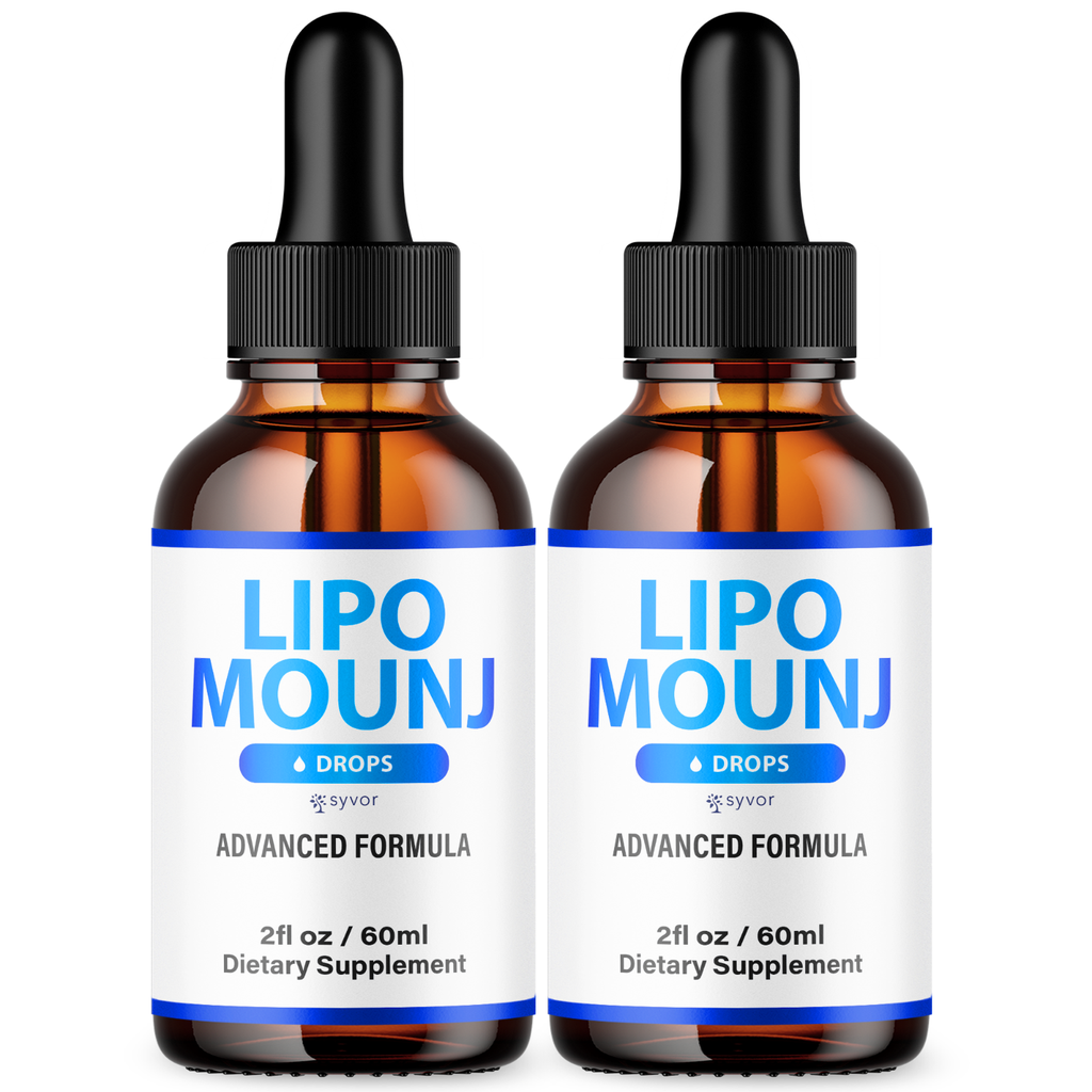 Lipo Mounj Drops Advanced Formula Health & Fitness Support Supplement (2 Pack)