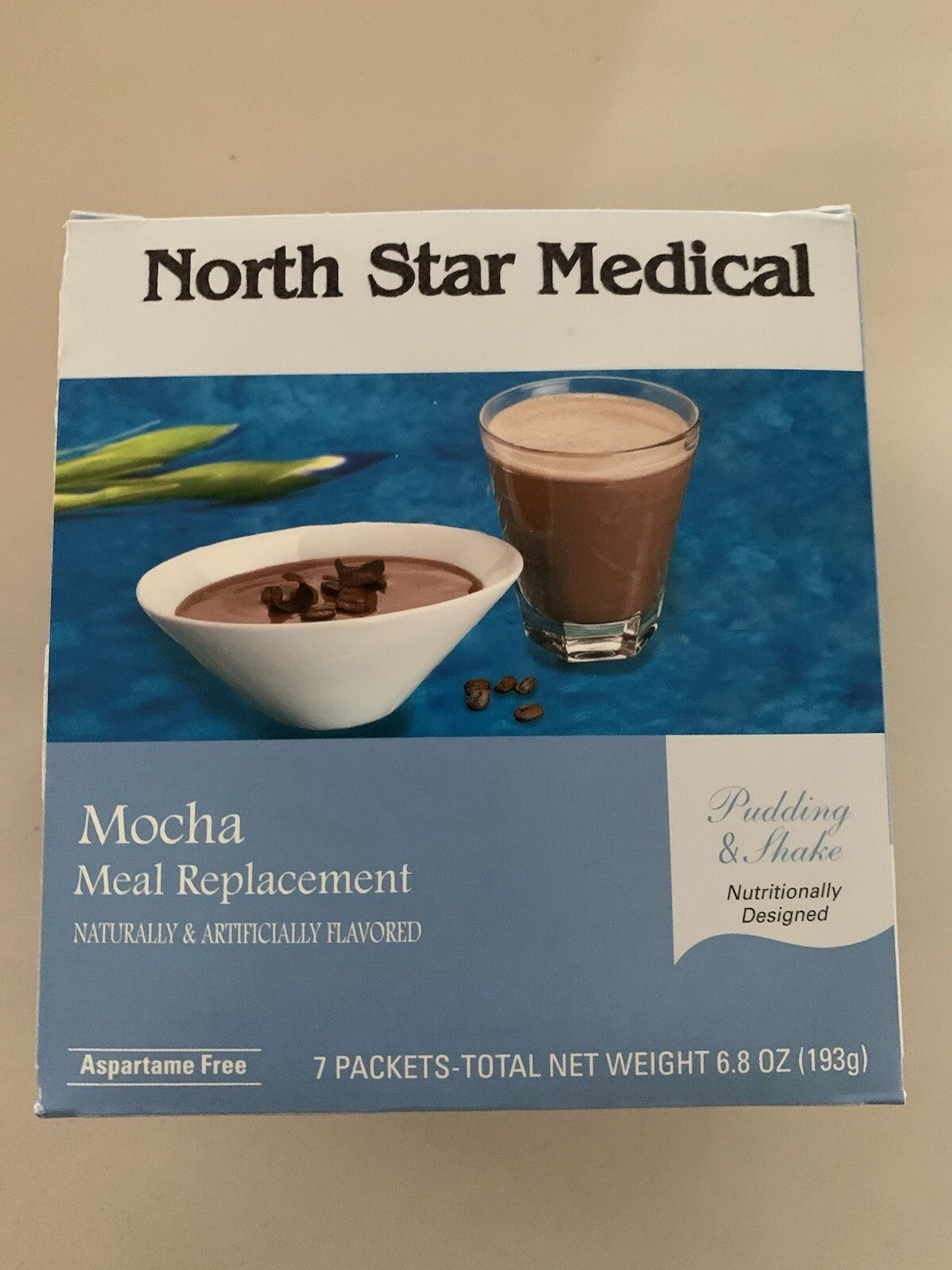 Mocha Meal replacement pudding & shake aspartame free