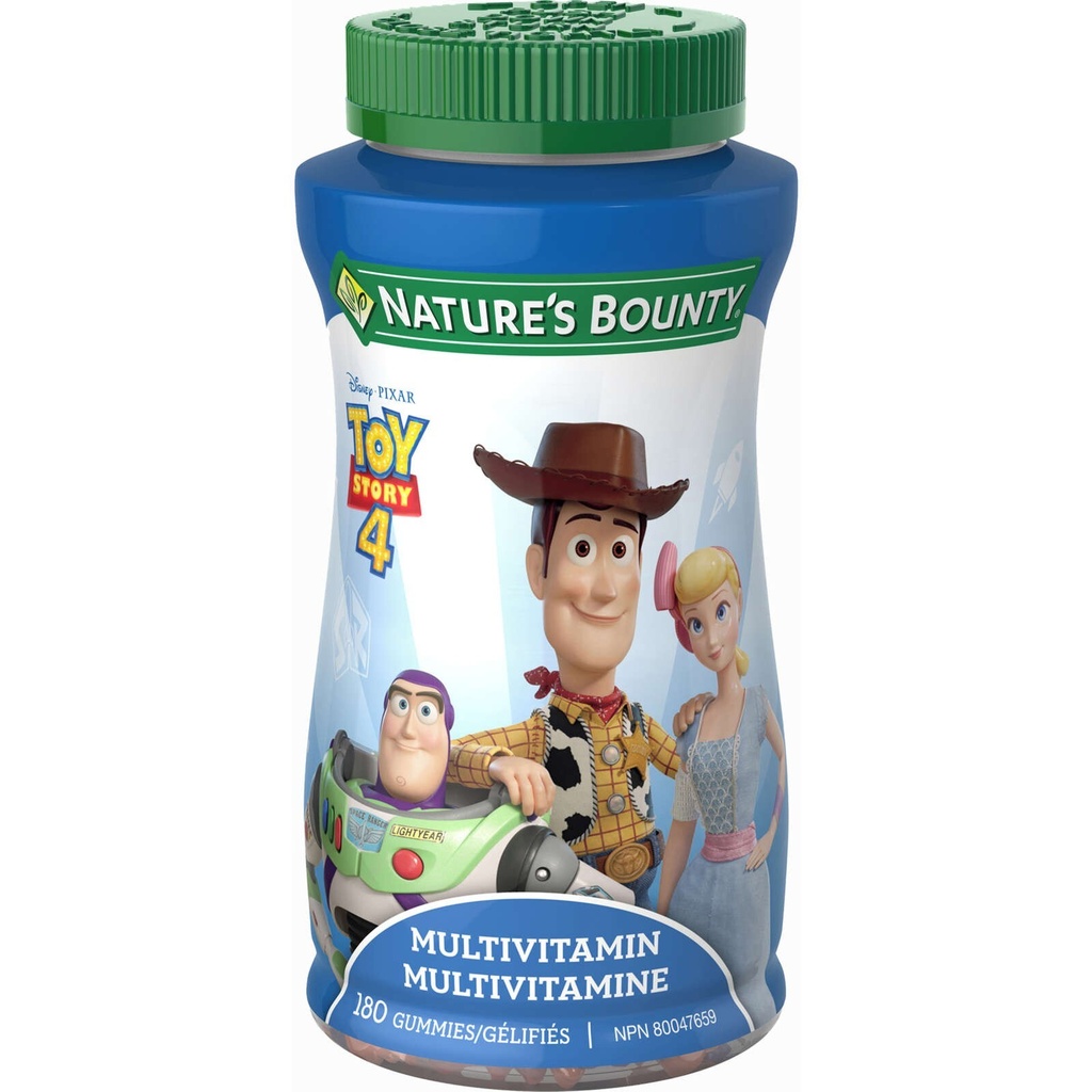 Nature's Bounty Disney Toy Story 4 Multivitamin Gummies Metabolize 180 pcs NEW