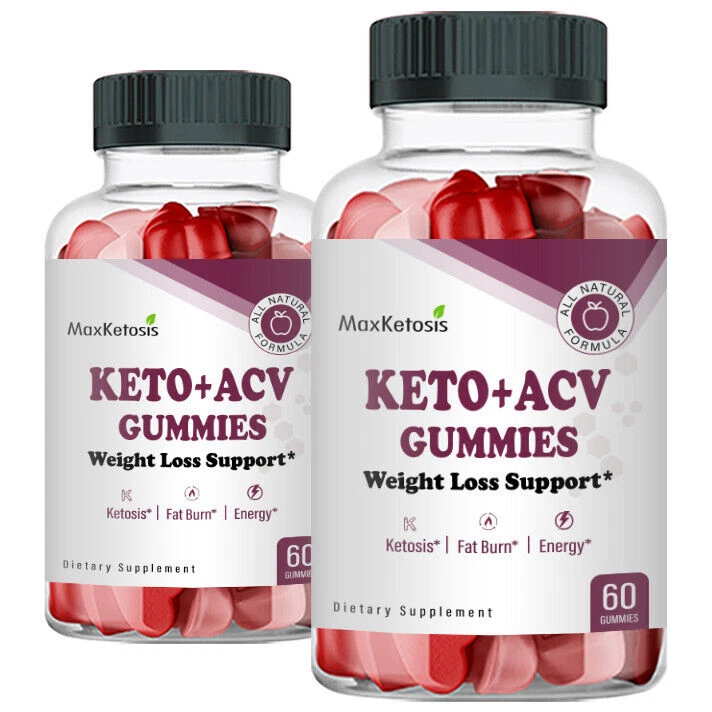 MaxKetosis - MaxKetosis Keto+ACV Weight Loss Support Gummies (2 Pack)