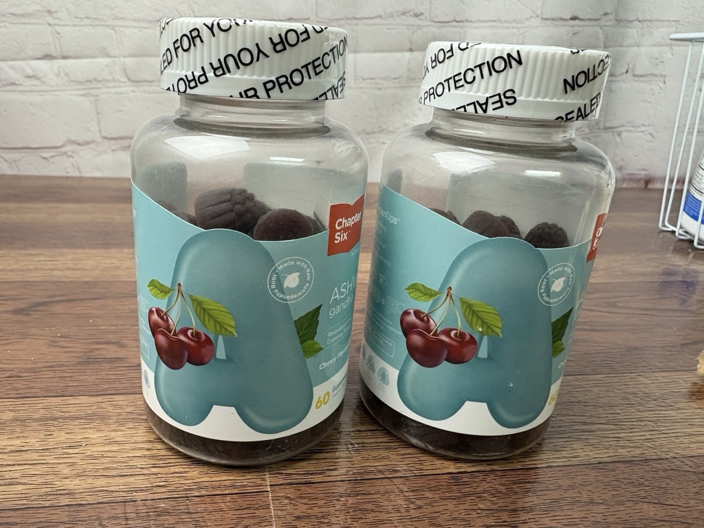 2xChapter Six Ashwaganda relaxation andcalmingsupport 60ct cherry flavor EXP9/26