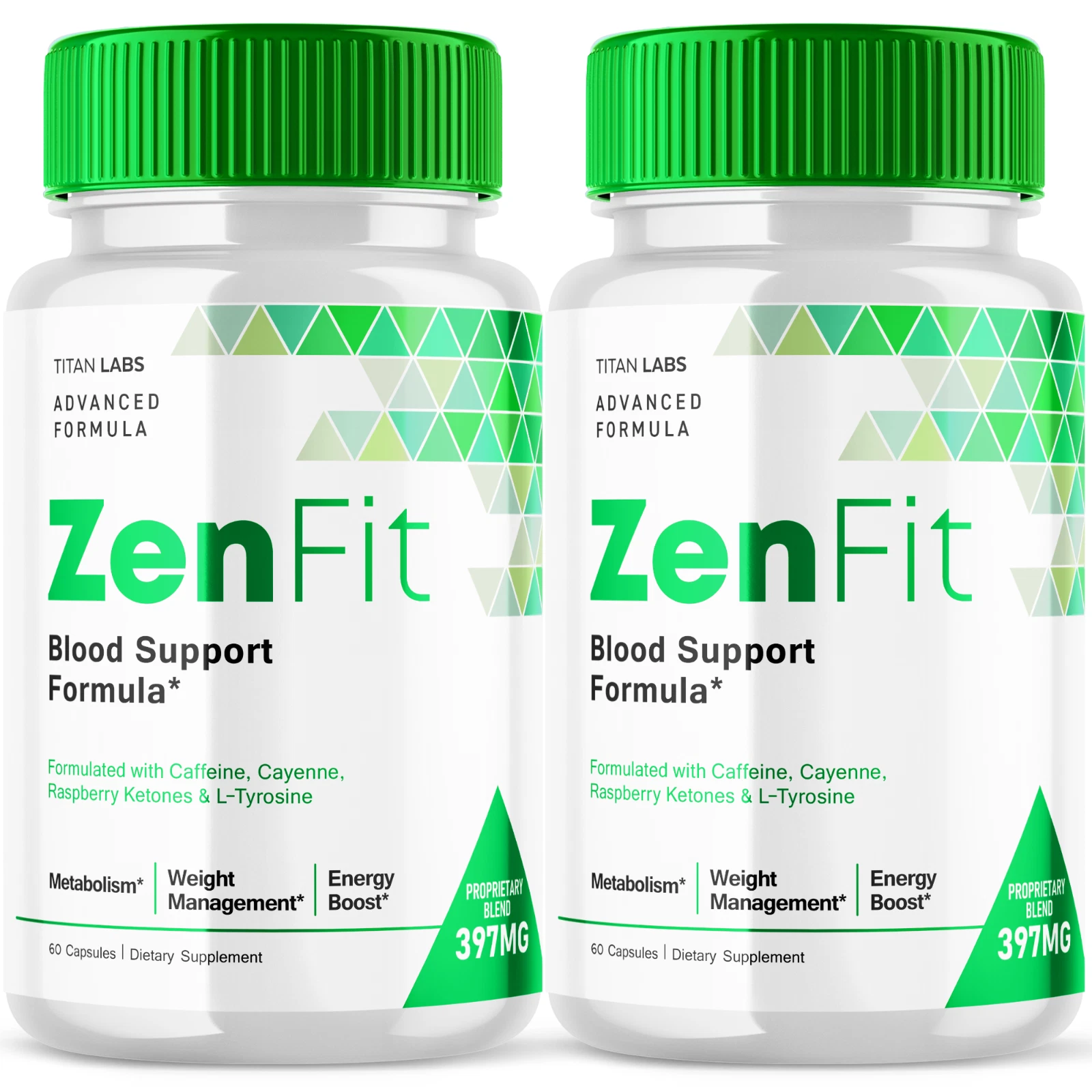 (2 Pack) Zenfit Blood Support Formula, Zen Fit Weight Loss Pills (120 Capsules)