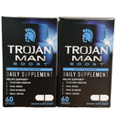 Trojan Man Boost Male Enhance Daily Supplement - 60 Capsules - Exp 10/25