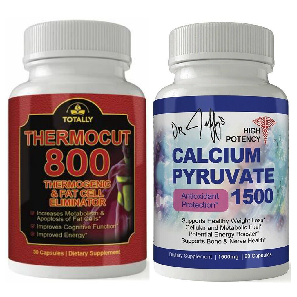 Thermogenic Fat Burner Pills Calcium Pyruvate Weight Loss Antioxidant Supplement