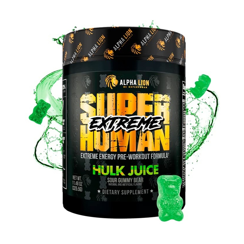 ALPHA LION Superhuman Extreme Pre Workout Powder, Beta Alanine, L-Taurine & T...