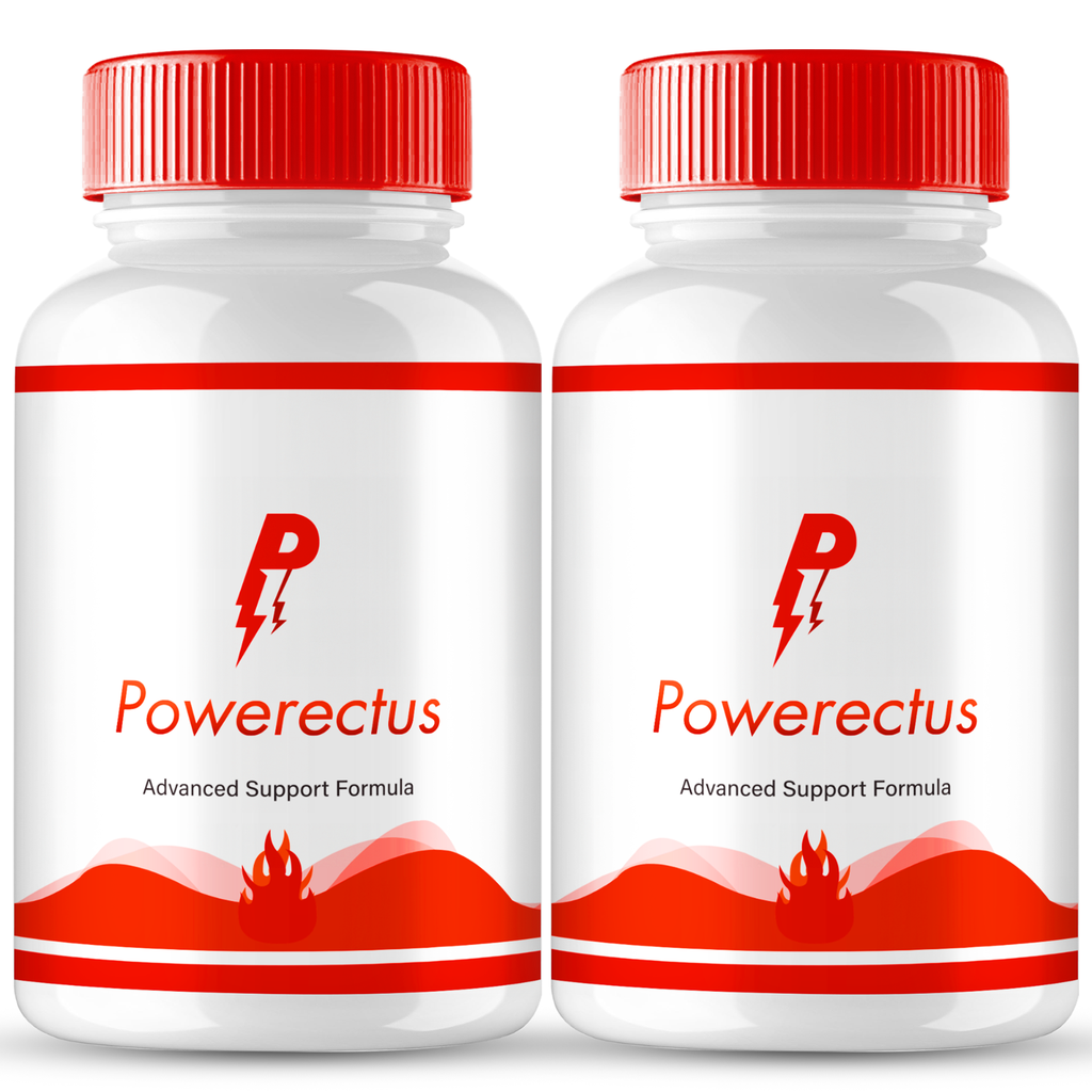 (2 Pack) Powerectus Male Pills, Maximum Men Performance Supplement Capsules