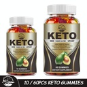 Keto Gummies 2000mg Weight Loss Fat Burner Appetite Suppressant Daily Supplement