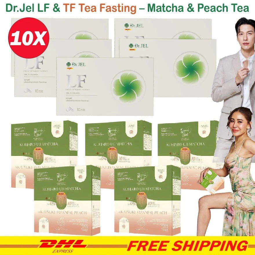 10X Dr Jel LF & TF Tea Fast Matcha Set Dietary Supplement Product Herbs Weight