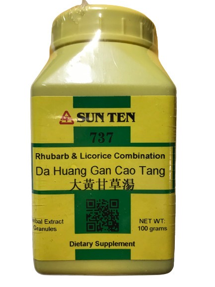 Sun Ten -Rhubarb & Licorice Combination Granules / Da Huang Gan Cao Tang / 大黃甘草湯