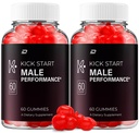 (2 Pack) Kick Start Gummies for Men – KickStart Male Gummy All-Natural Reviews