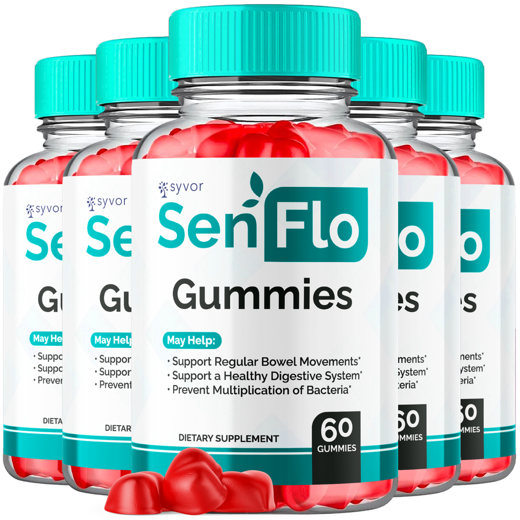 Senflo Digestive Support Gummies Advanced Gut Health Balance Supplement 300 Gums