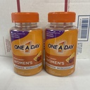 2 X Bottles One A Day Women's Gummy Multivitamin, for Women, 80 Total