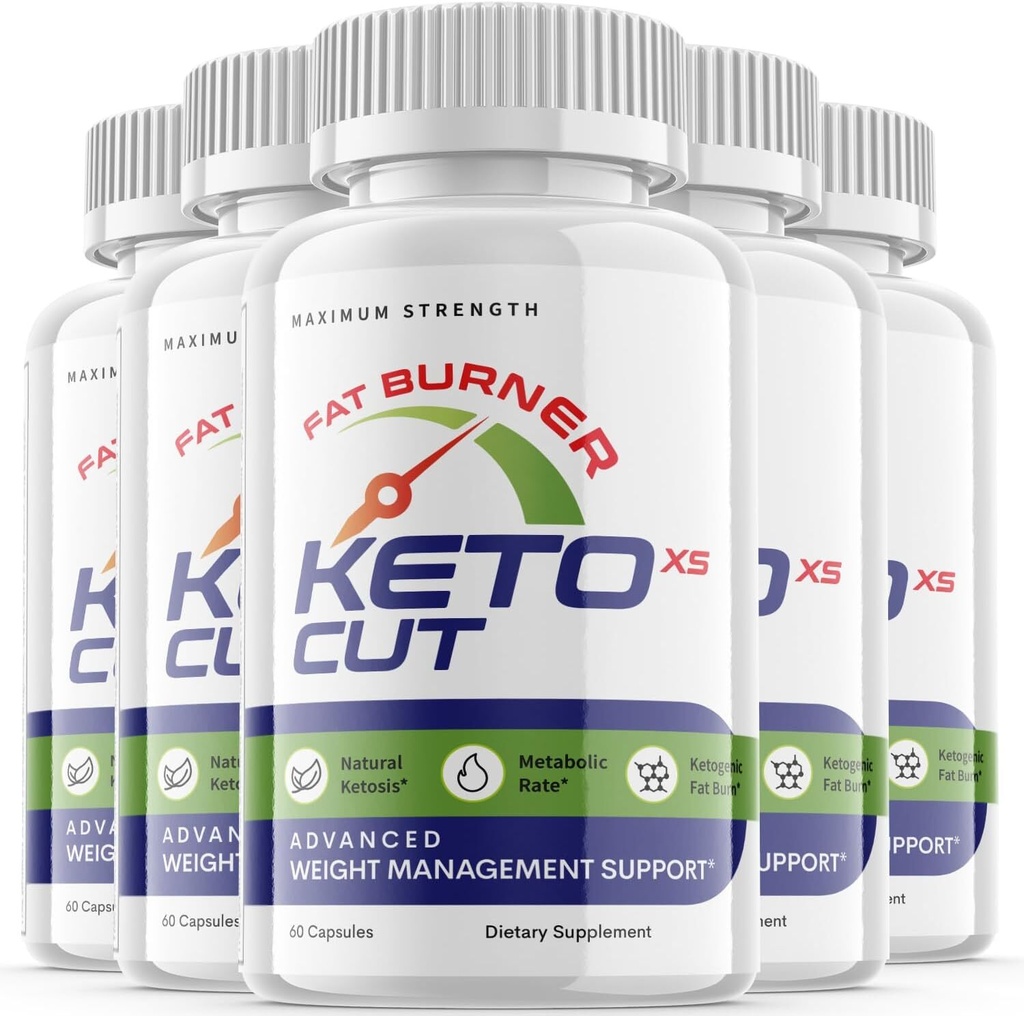 Keto Cut XS Capsules - Keto Cut XS Supplement For Weight Loss ORIGINAL - 5 Pack