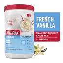 SlimFast Original Meal Replacement Shake Mix, French Vanilla, 22 Servings