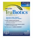 One A Day TruBiotics Probiotic Supplement Vegetarian Capsules 30 Count Pack of 2