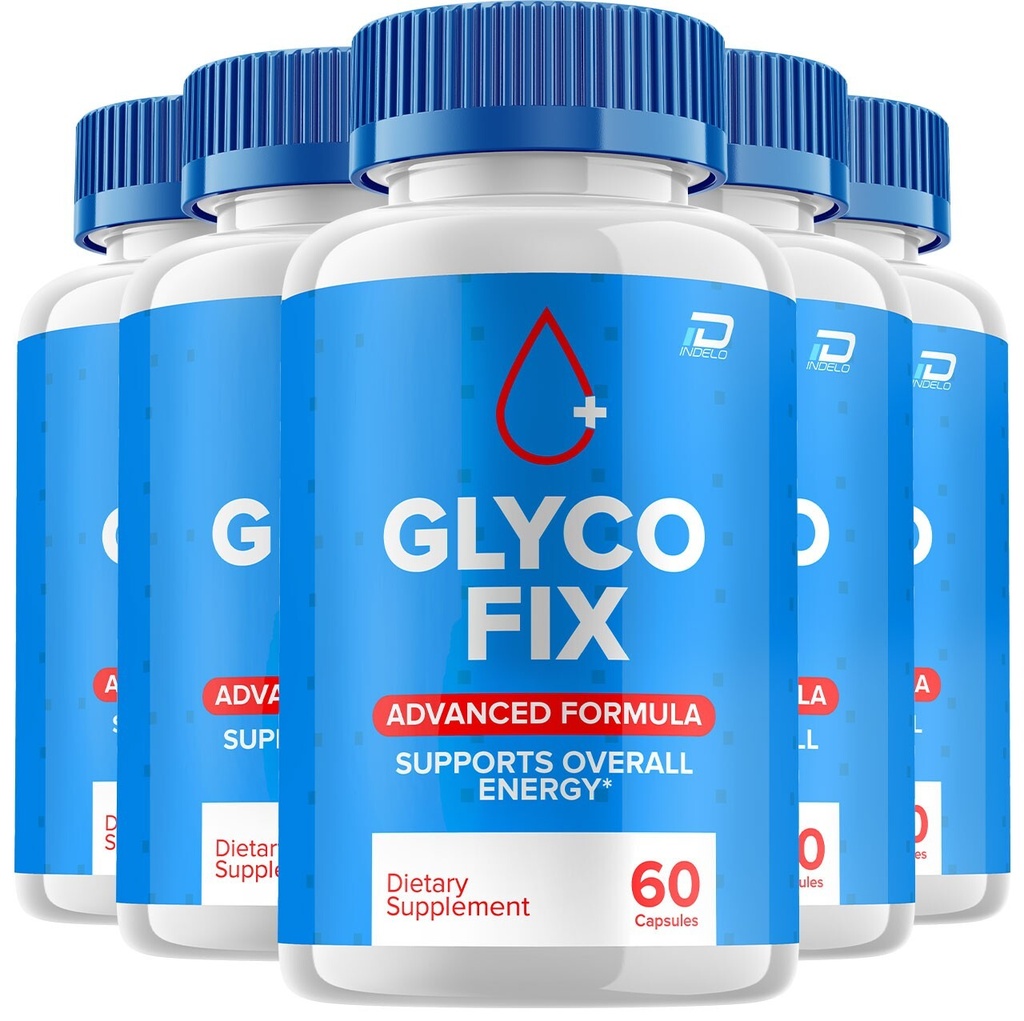 (5 Pack) Glyco Fix Capsules - GlycoFix Advanced Supplement, Overall Energy