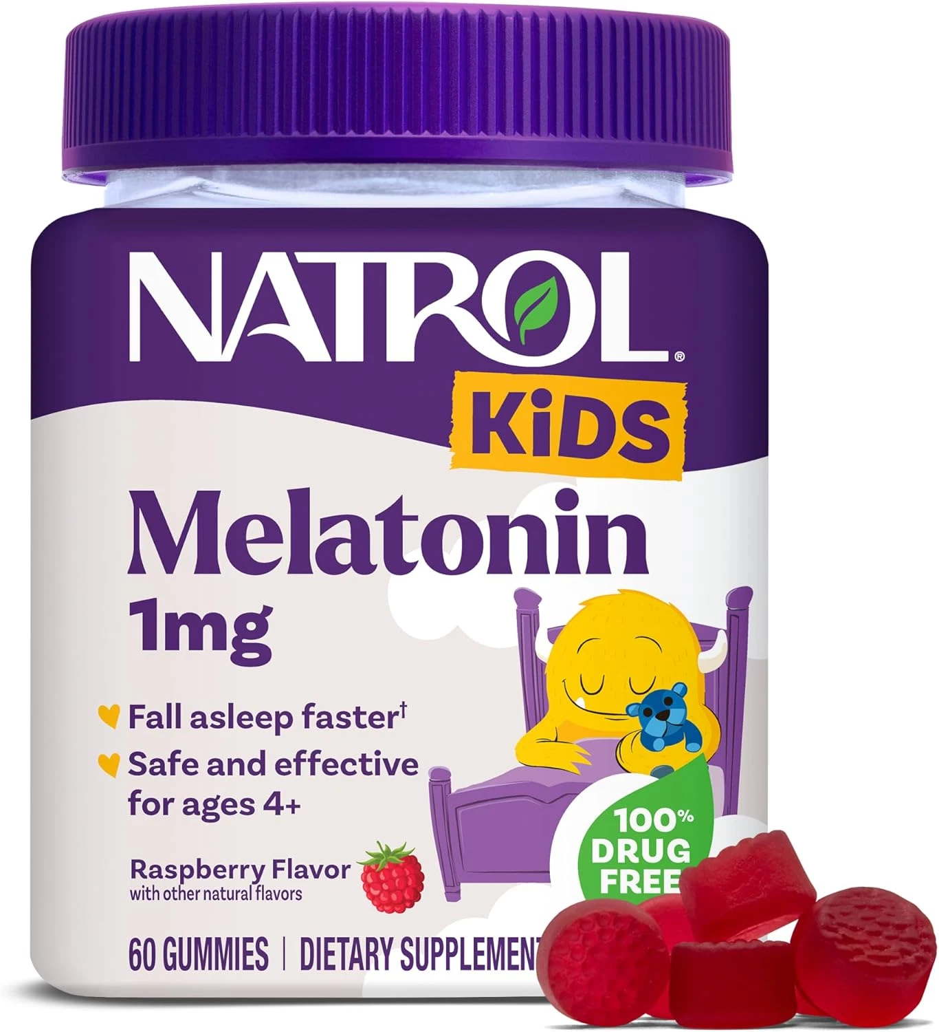 Natrol Kids Melatonin Sleeping Aids - 60 Gummies