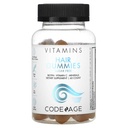 2 X Codeage, Vitamins, Hair Gummies, Sugar Free, Biotin, Vitamin C, Minerals, St