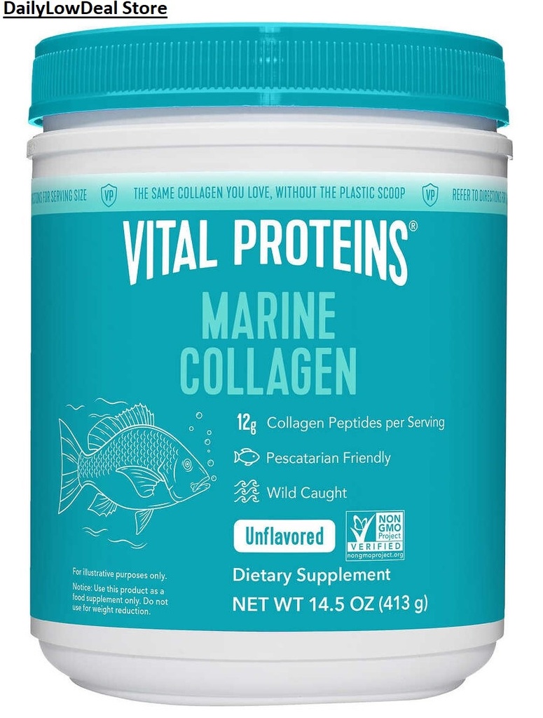 Vital Proteins Marine Collagen. 14.5 oz - GLUTEN FREE DAIRY FREE