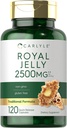 Royal Jelly Capsules | 2500mg | 120 count | Non-GMO and Gluten Free | by Carlyle