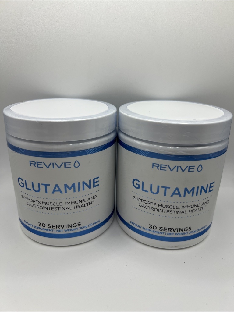 (2 Pack) Revive MD - GLUTAMINE POWDER - 30 Servings - Sealed (Exp: 10/26)