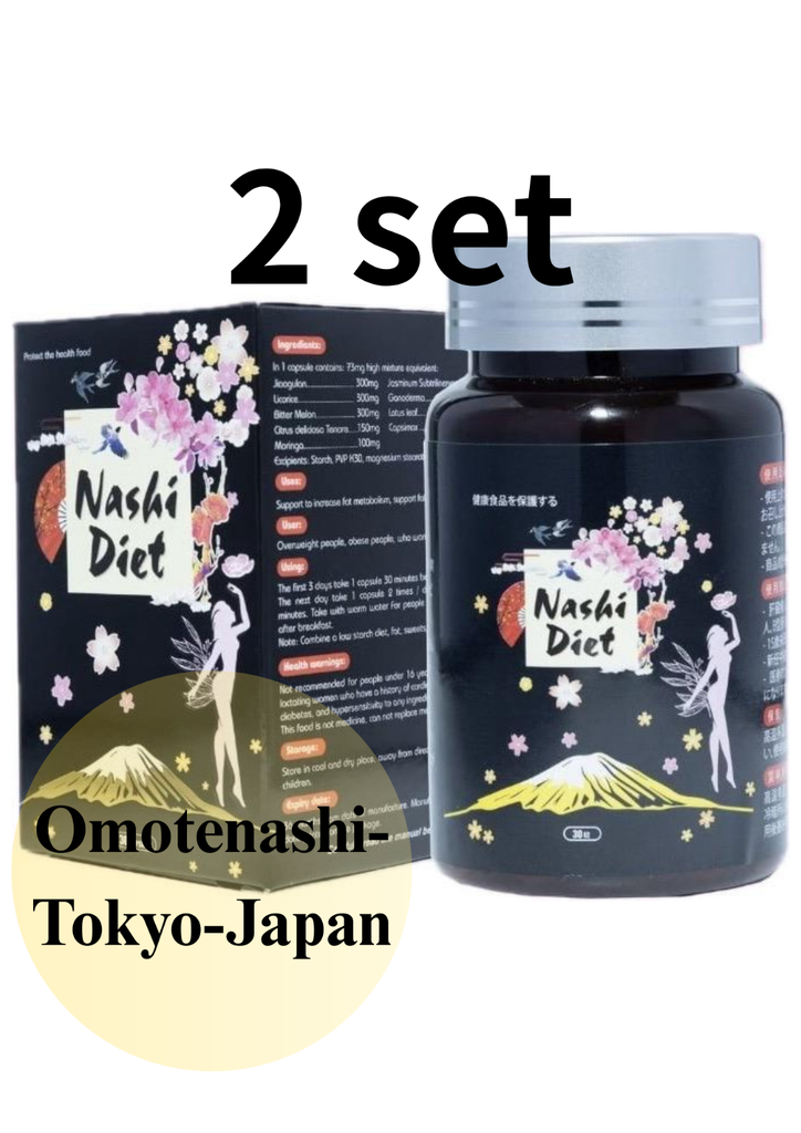 NASHI Diet Toki Deto fitness dets Weight Loss Suppliments 30tablets Set of 2