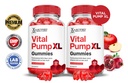 Vital Pump XL Performance Gummies 1000MG Advanced Formula For Men 2 Pack