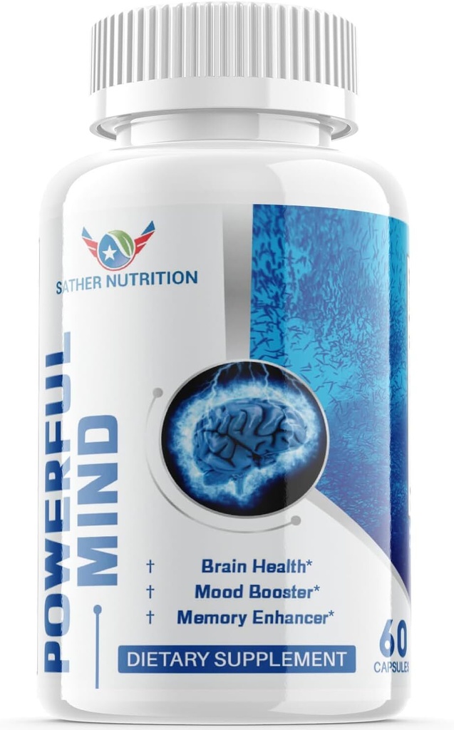 1 Pack - Powerful Mind Capsules - Powerful Mind Nootropic Pills For Brain Health