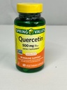 SPRING VALLEY QUERCETIN SUPPLEMENT WITH ZINC 500 MG 60 VEG CAPSULES - EXP 4/27