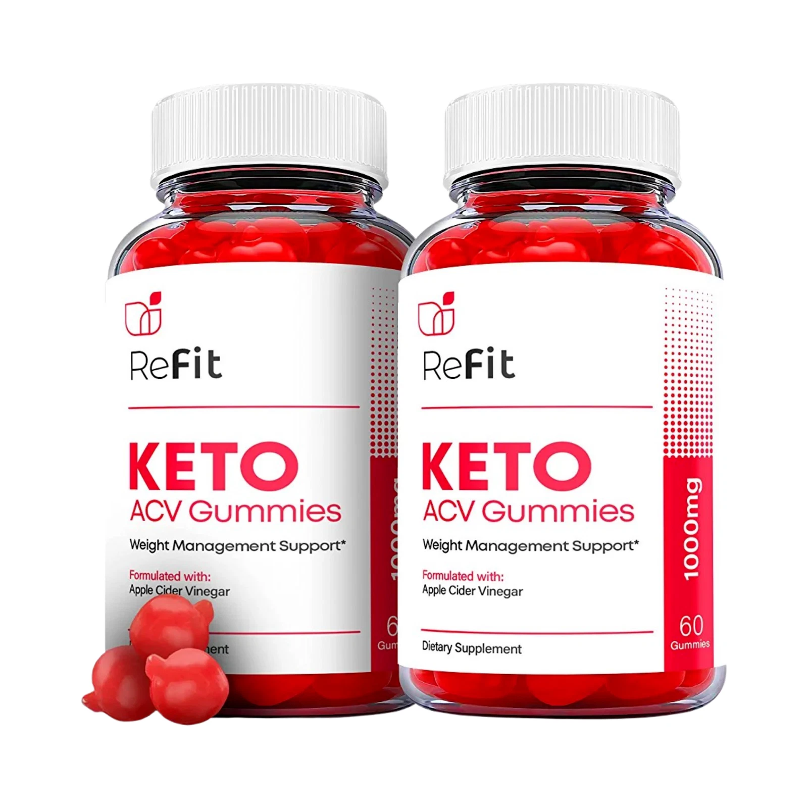 KETO APPLE CIDER VINEGAR ACV WEIGHT LOSS GUMMIES to Burn Fat for Energy 60ct
