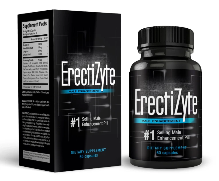 ErectiZyte - #1 Male Enhancement Pill - HUGE Size, Performance, Libido, Energy