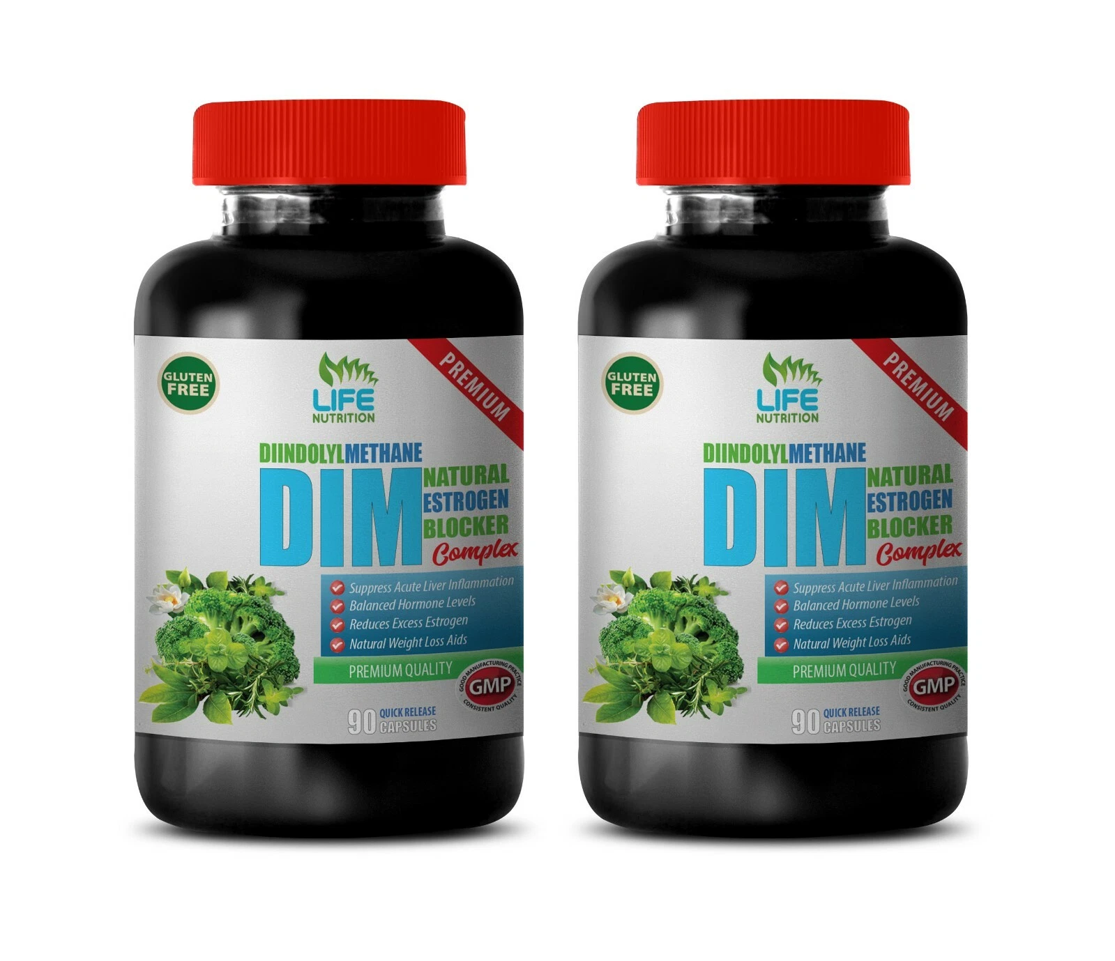 immune boost supplement - DIM ESTROGEN BLOCKER - for men and women 2 Bottles