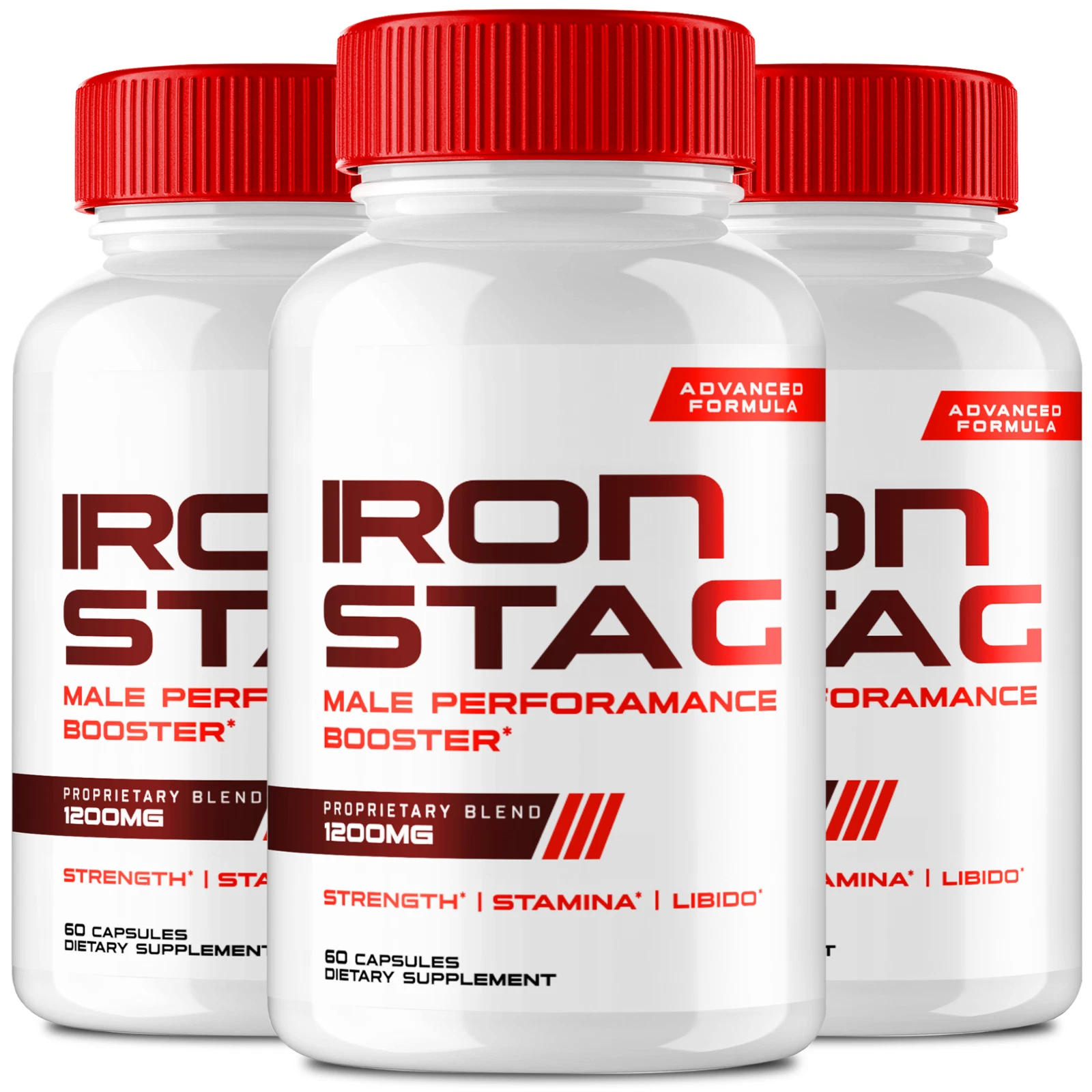 (3 Pack) Iron Stag for Men Pills, IronStag Increase Energy & Vitality Capsules