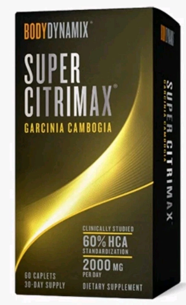 BODYDYNAMIX® Super Citrimax® Garcinia Cambogia - 60 Caplets (EXP 2/2027)
