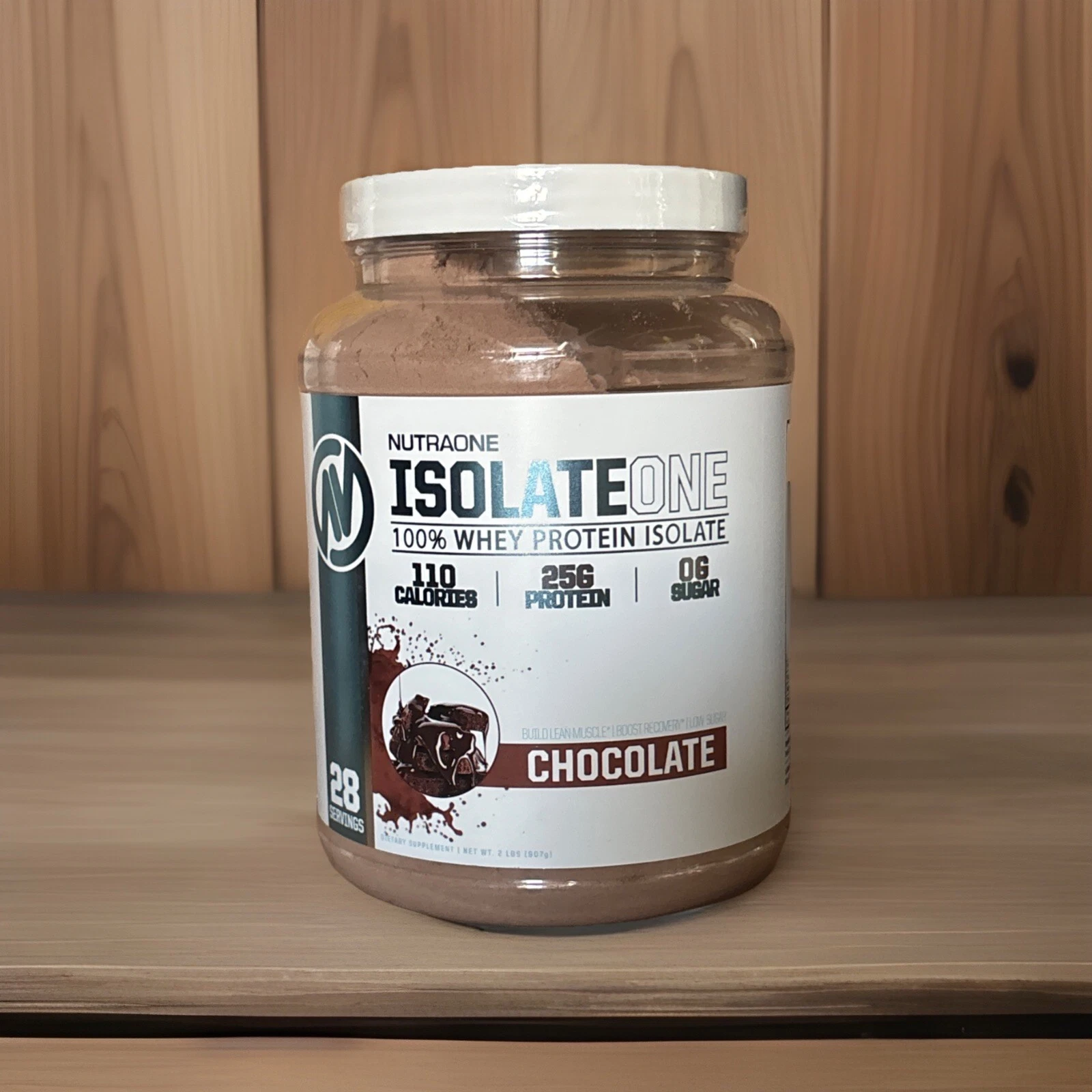 NutraOne IsolateOne Whey Protein Powder 100% PureWhey Chocolate Isolate Powder