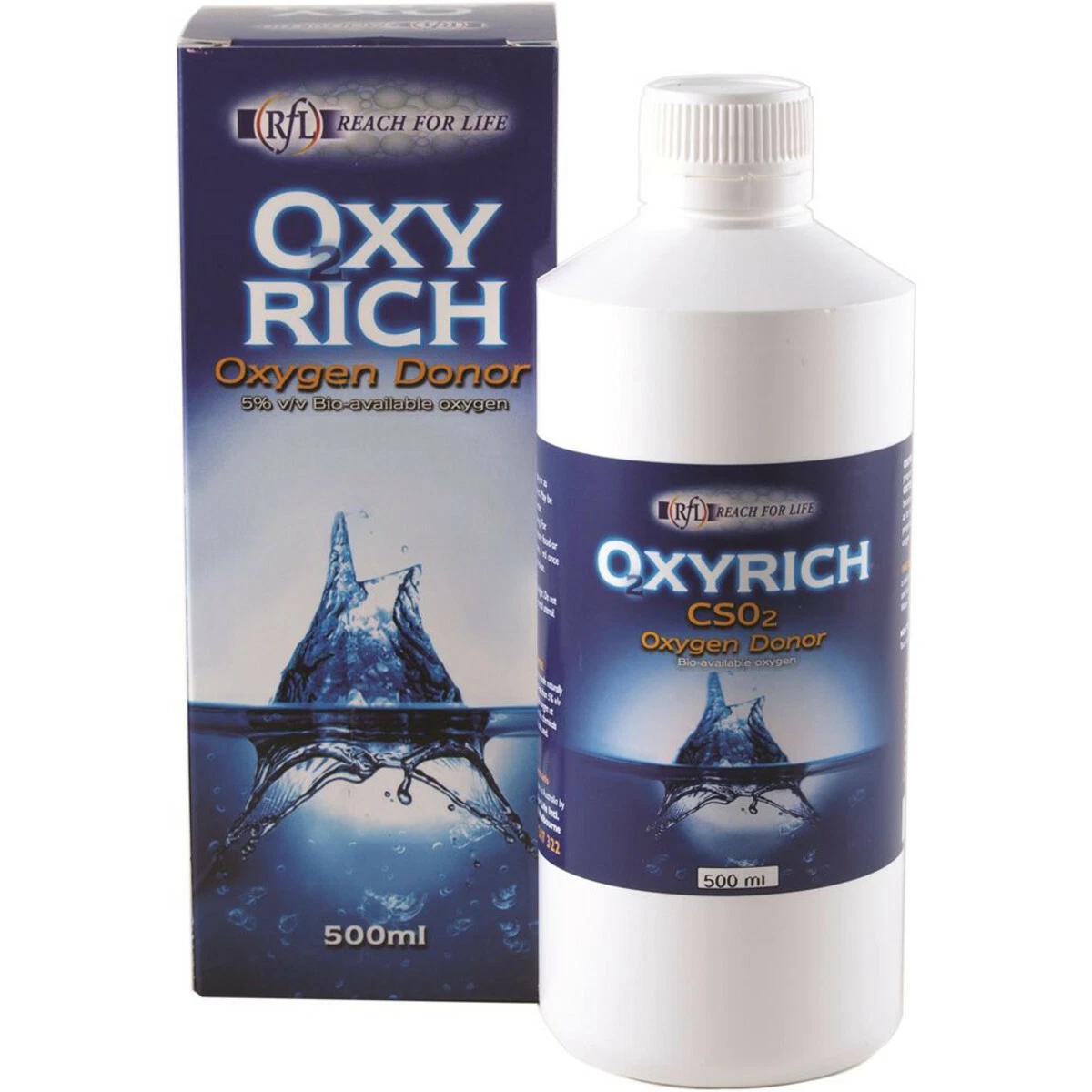 New Reach For Life Oxyrich 500ml CSO2 Oxygen Donor ReachForLife