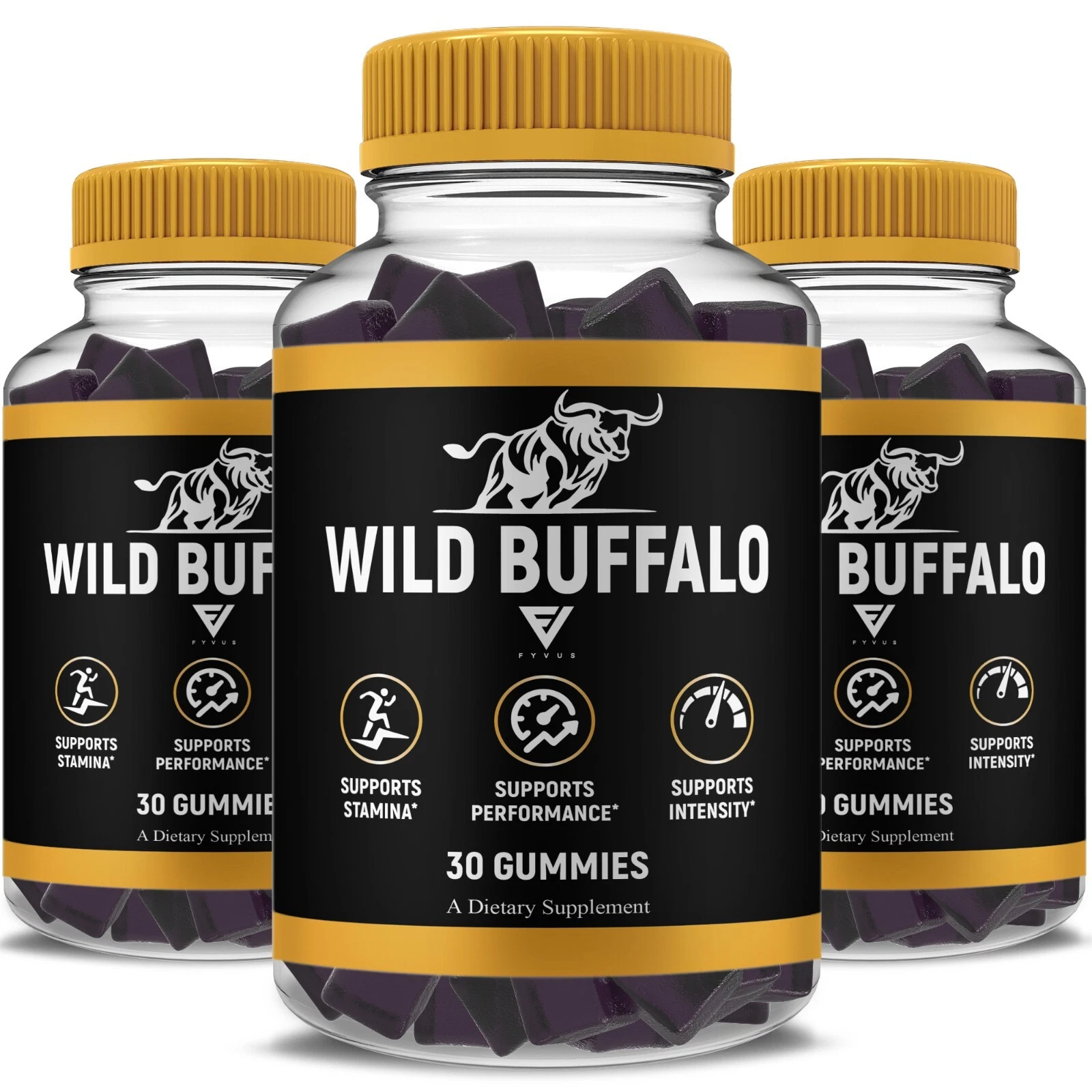 (3 Pack) Wild Buffalo Performance, WildBuffalo Daily Supplement (3 Month Supply)