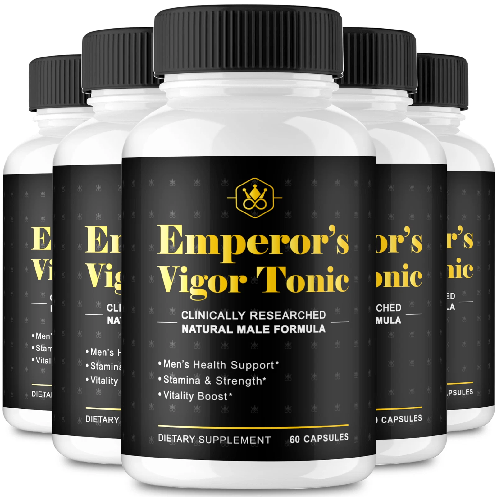 Emperor's Vigor Tonic Mens Health Supplement - Official Formula (5 Pack)