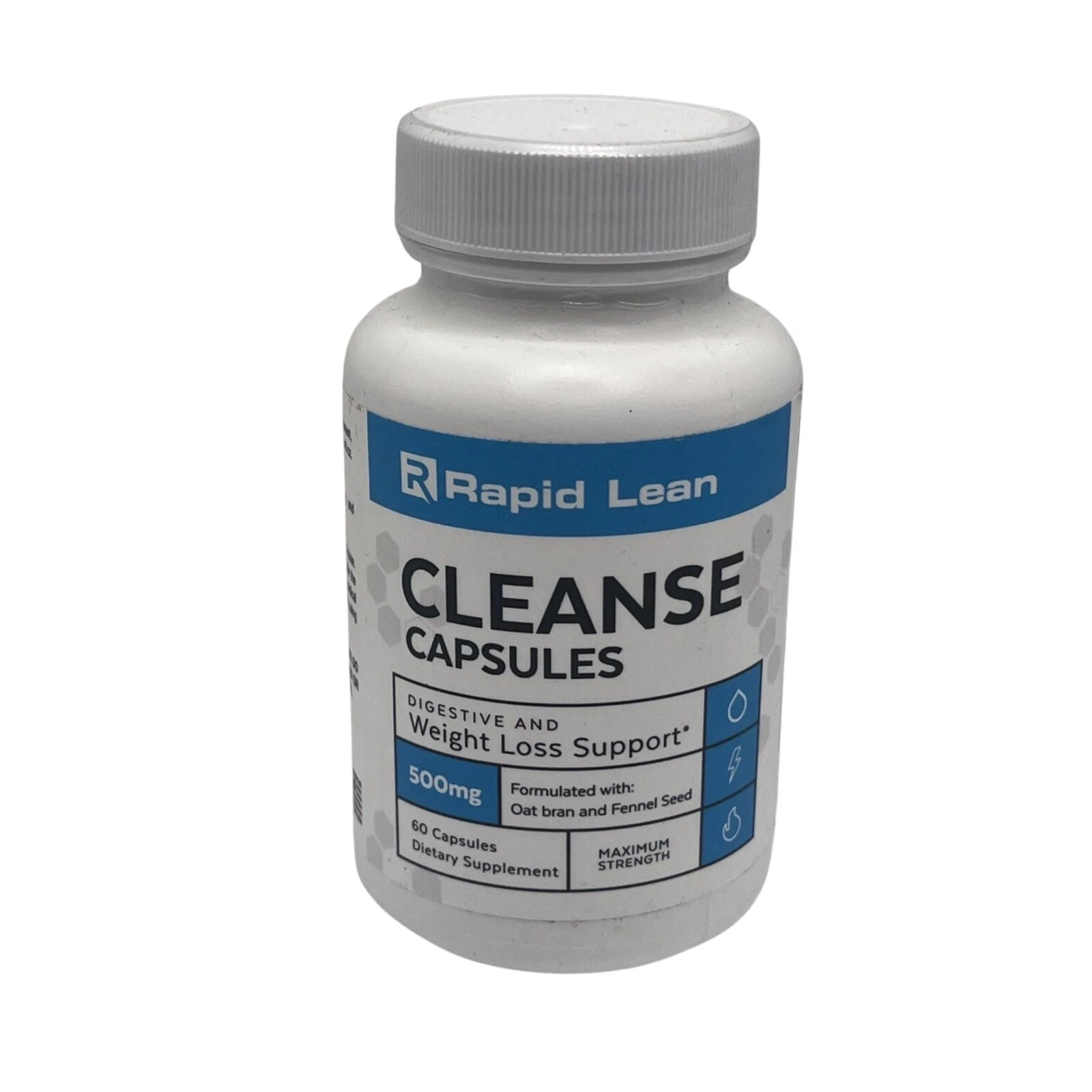 Rapid Lean Cleanse 60 Capsules Digestive Weight Loss Support EXP 04/26