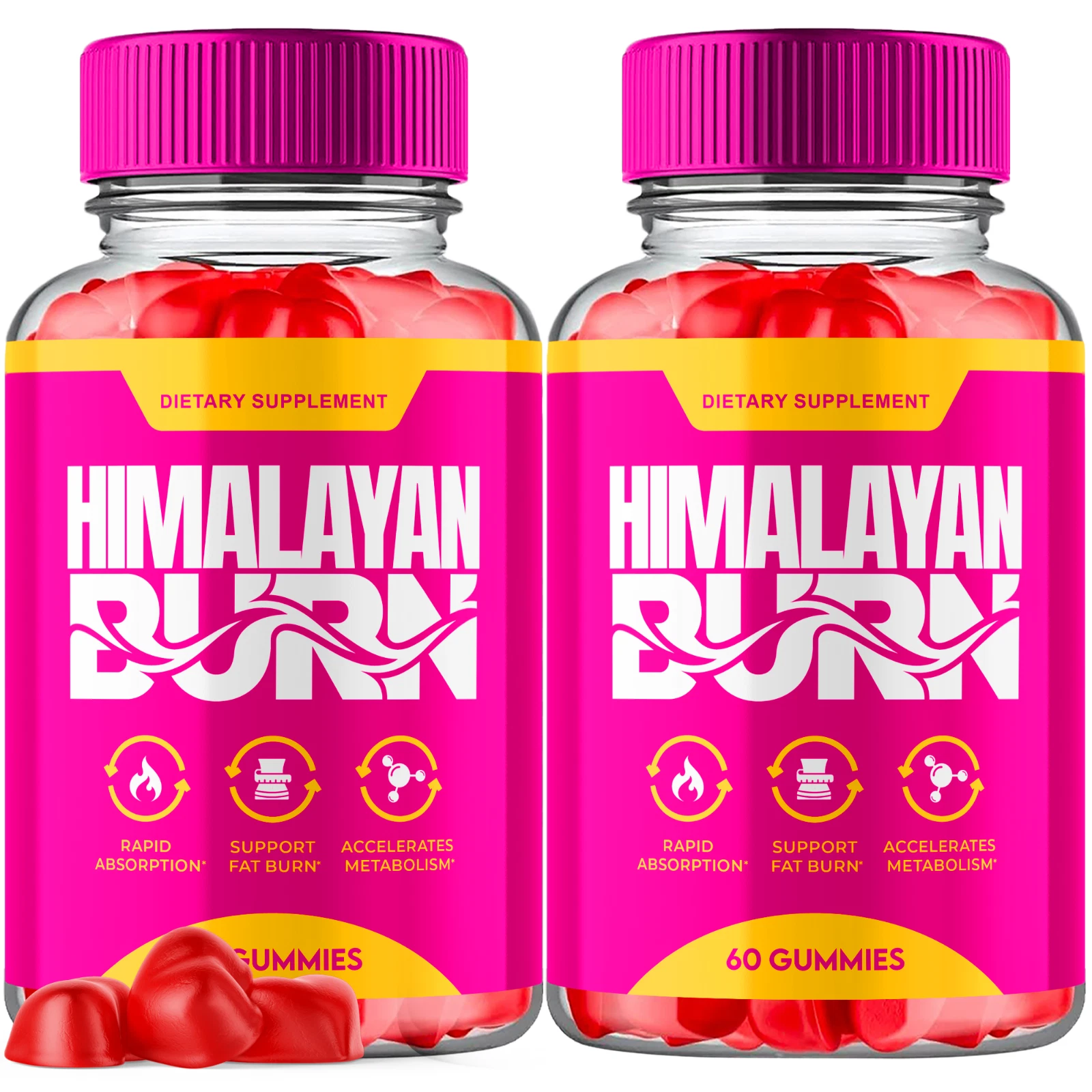 Himalayan Burn Keto ACV Gummies Advanced Formula Fitness Supplement 120 Gummies
