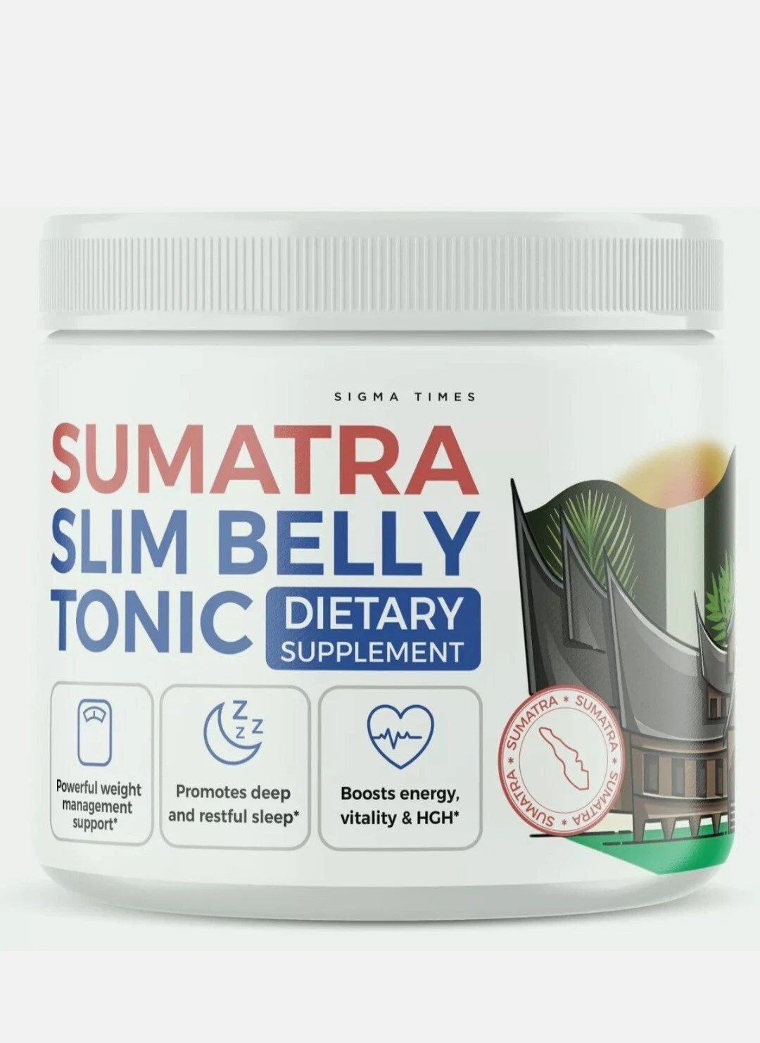 Sumatra Slim Belly Tonic Powder for Weight Loss Support Formula (525g)