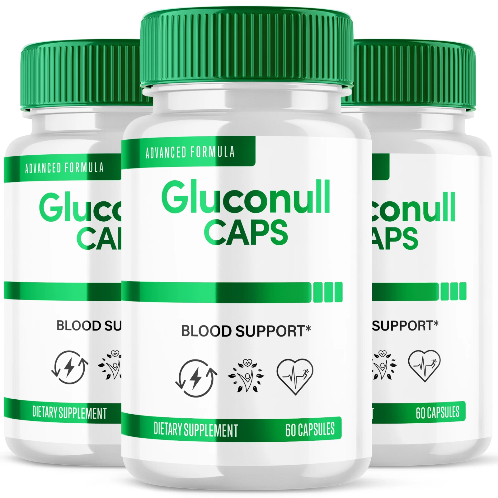 Gluconull Blood Support Formula Gluconull Advanced Glycogen Support 180 Capsules