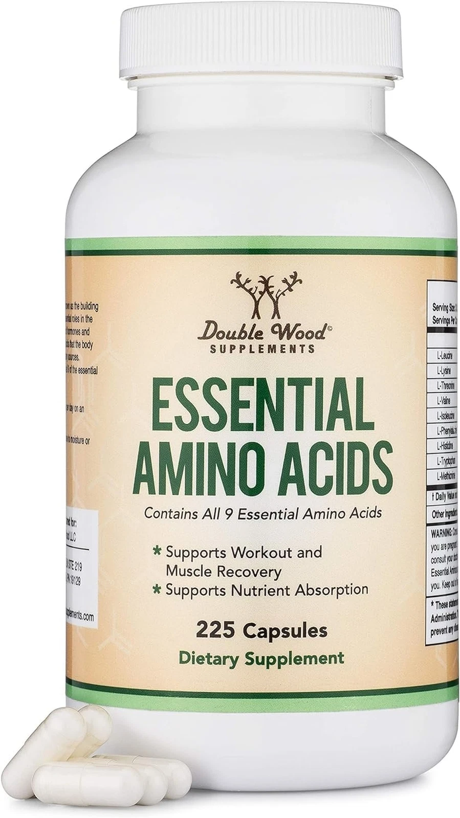 Essential Amino Acids - 1 Gram Per Serving Powder Blend of All 9 Essential Am...