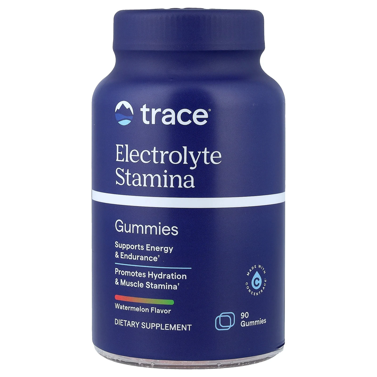 Electrolyte Stamina Gummies, Watermelon, 90 Gummies