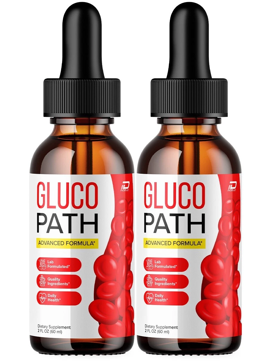 (2 Pack) Gluco Path Drops Healthy Formula - GlucoPath Drops All Natural Healthy