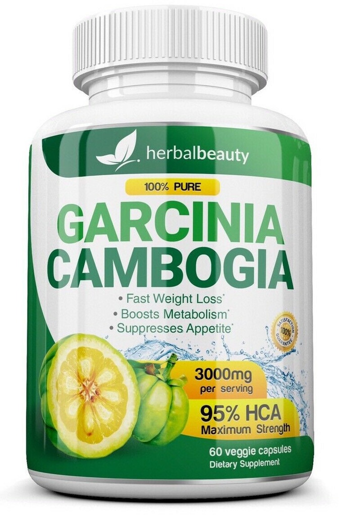GARCINIA CAMBOGIA 95% HCA Weight Loss FAT Capsules